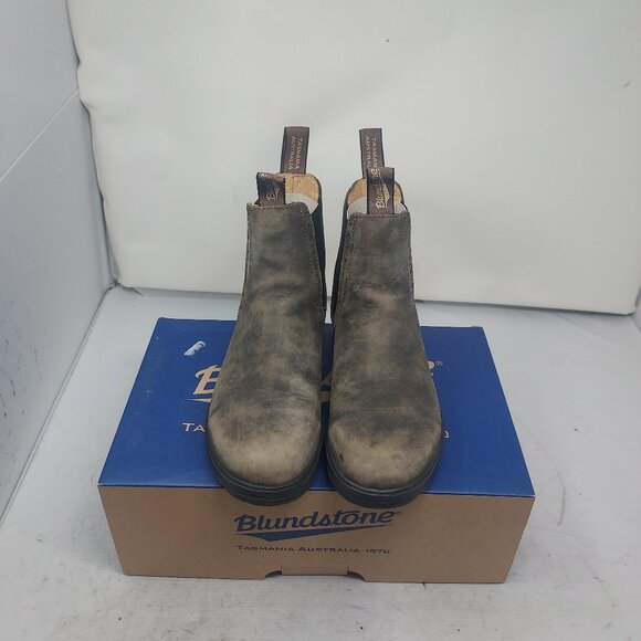 Blundstone WOMENS Chelsea Rustic Brown Tall Boot - Picture 5 of 9